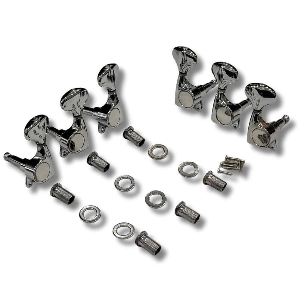 Tarraxa Para Violão Blindada Cromada Mhv 1000 Ronsani