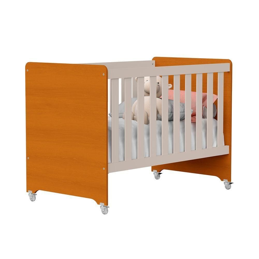 Berço Americano Evolution Areia Fosco Com Savana