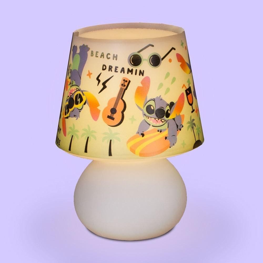 Luminária Abajur De Mesa Disney Stitch