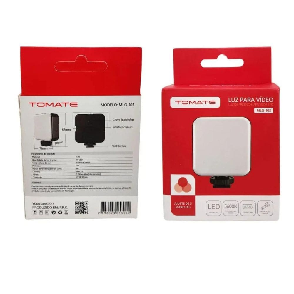 MP - Luz Led Porta til 600 Lux Para Vi deo L