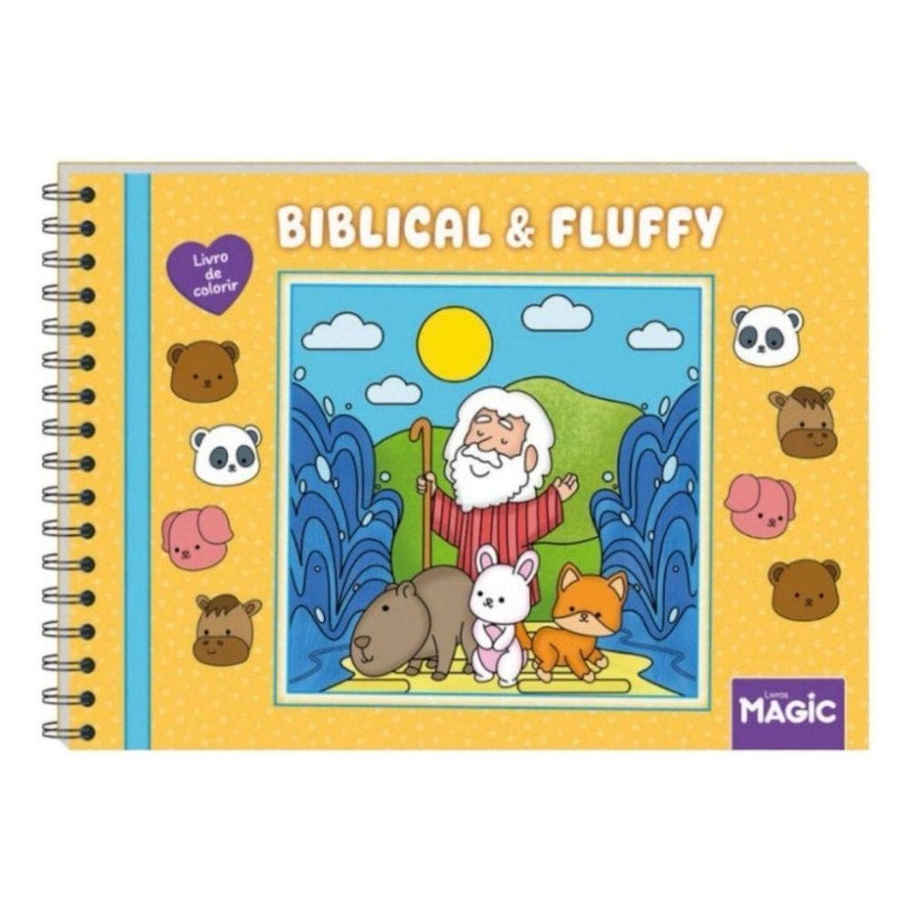 Livro De Colorir Biblica & Flufly 48 Páginas