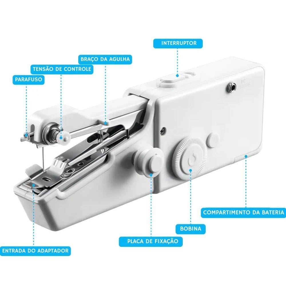 Máquina De Costura Manual - Branca