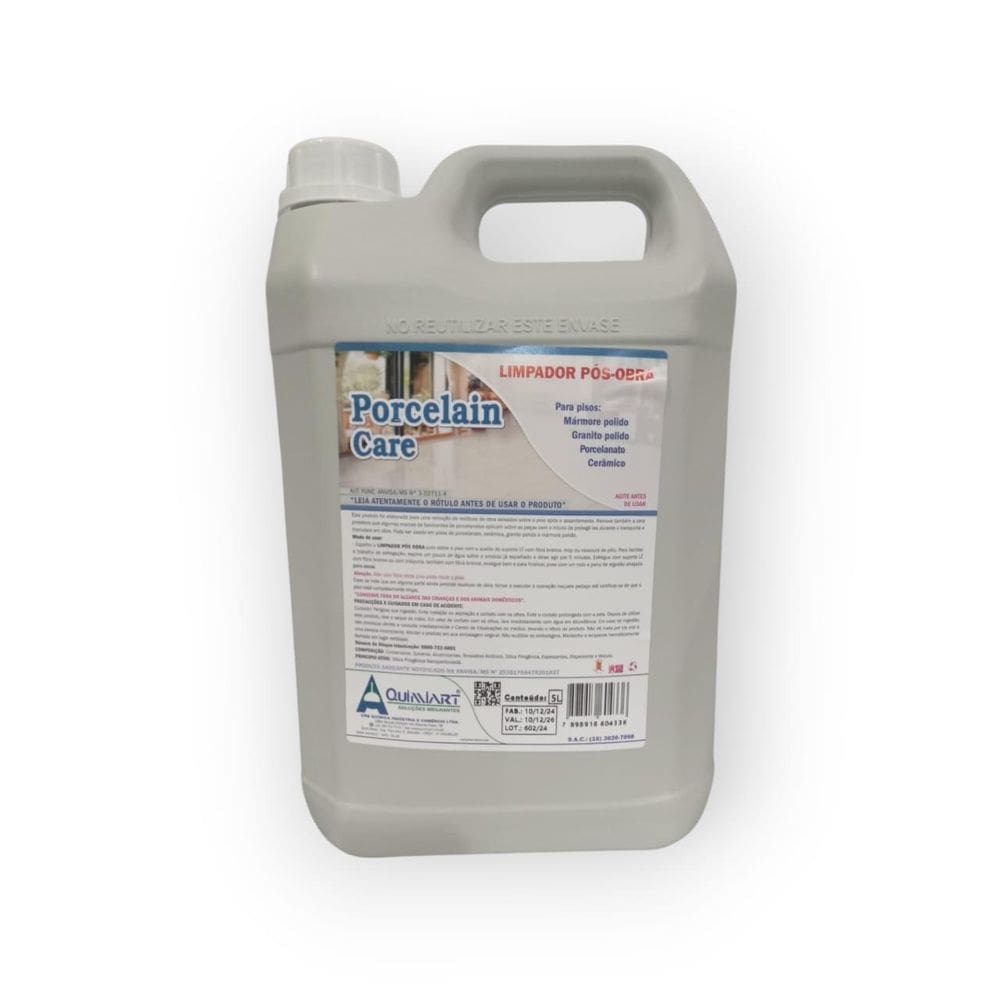 Porcelain Care Limpador Pos Obra 5L - Quimiart