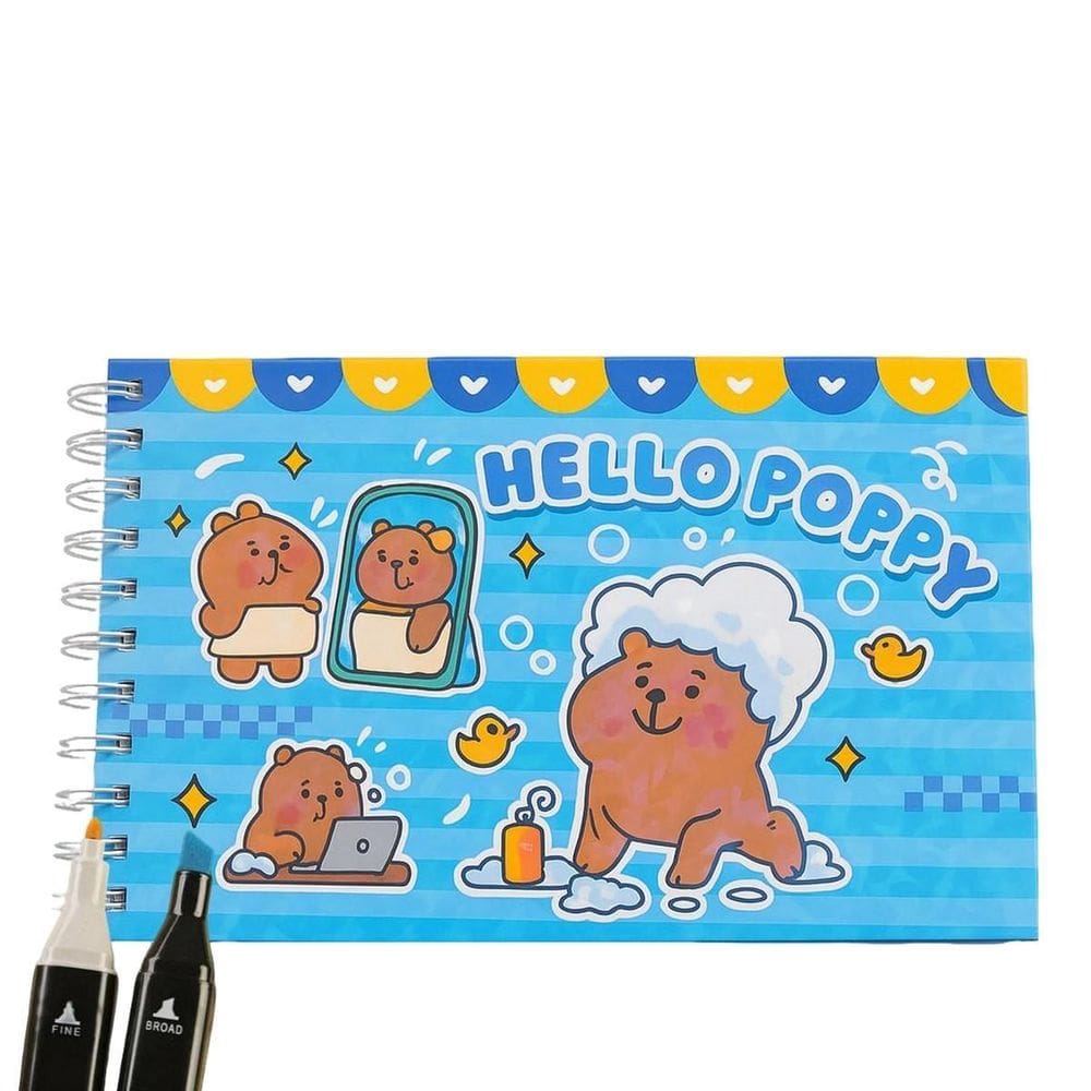 Melhor Livro Colorir Capa Dura 48 Desenhos Capivara Fofinha