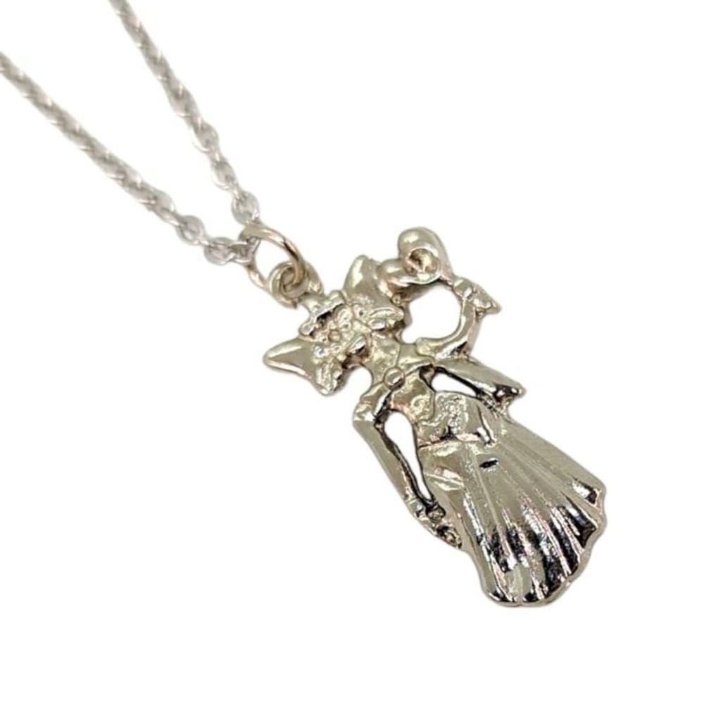 MP - Corrente Metal Com Pingente Umbanda Cand