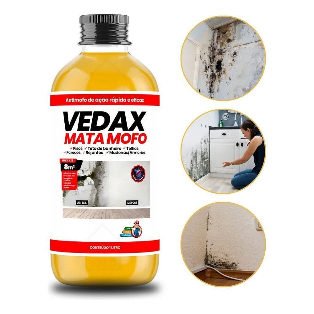 2X Mata Mofo Não Volta Anti Elimina 100% Parede Teto Piso 1