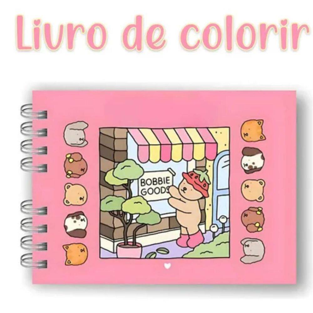 Livro De Pintar Bobbie Goods Presente Criativo Infantil