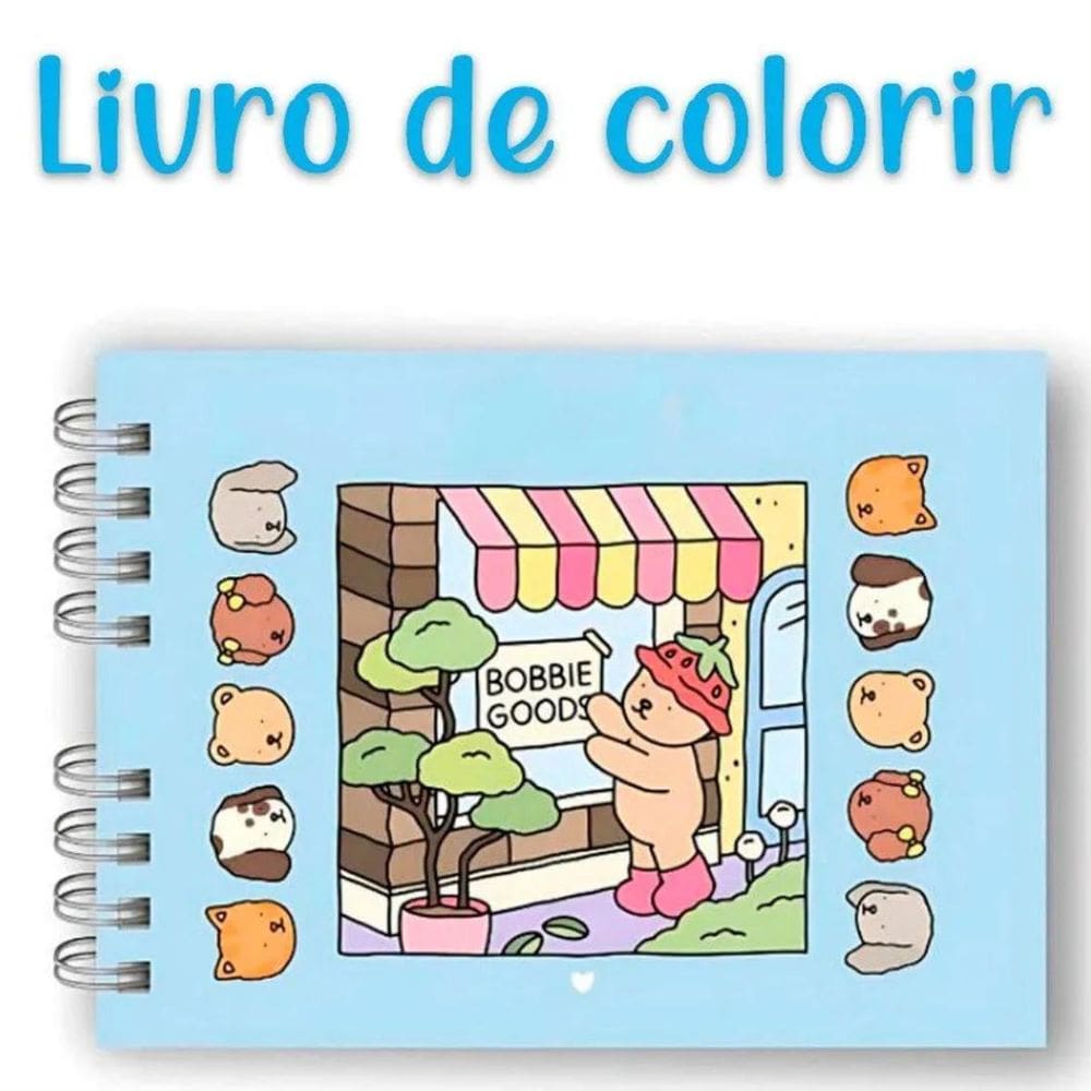 Livro Infantil De Colorir Bobbie Goods Barato E
