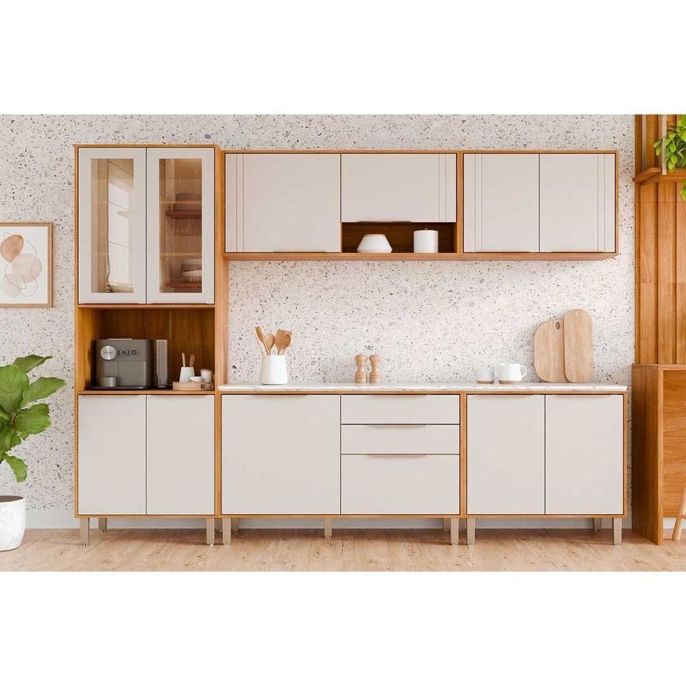 Cozinha Completa MGM 5 Peças Áurea C5P165 Cinamomo/Off