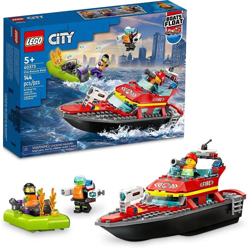 LEGO Barco de Resgate dos Bombeiros 60373