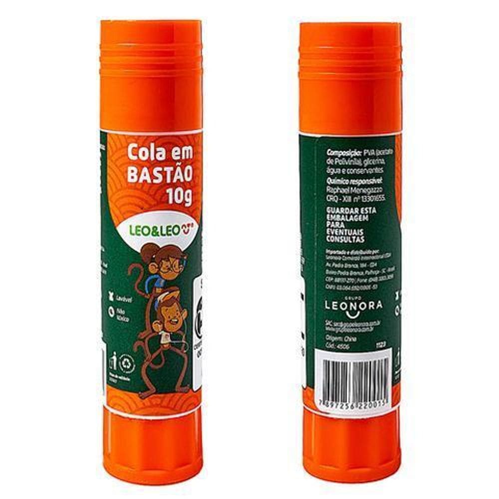 Kit 10 Cola Bastao 10G Leoeleo