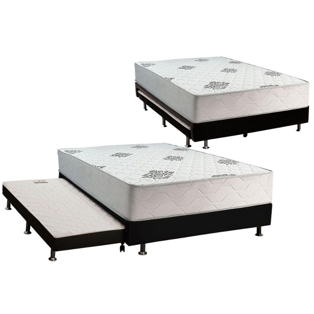 Cama Box c/ Aux Conjugado Casal Inovaflex Comfort Premium 138x188