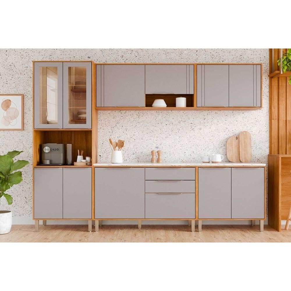 Cozinha Completa MGM 5 Peças Áurea C5P165 Cinamomo/Platina