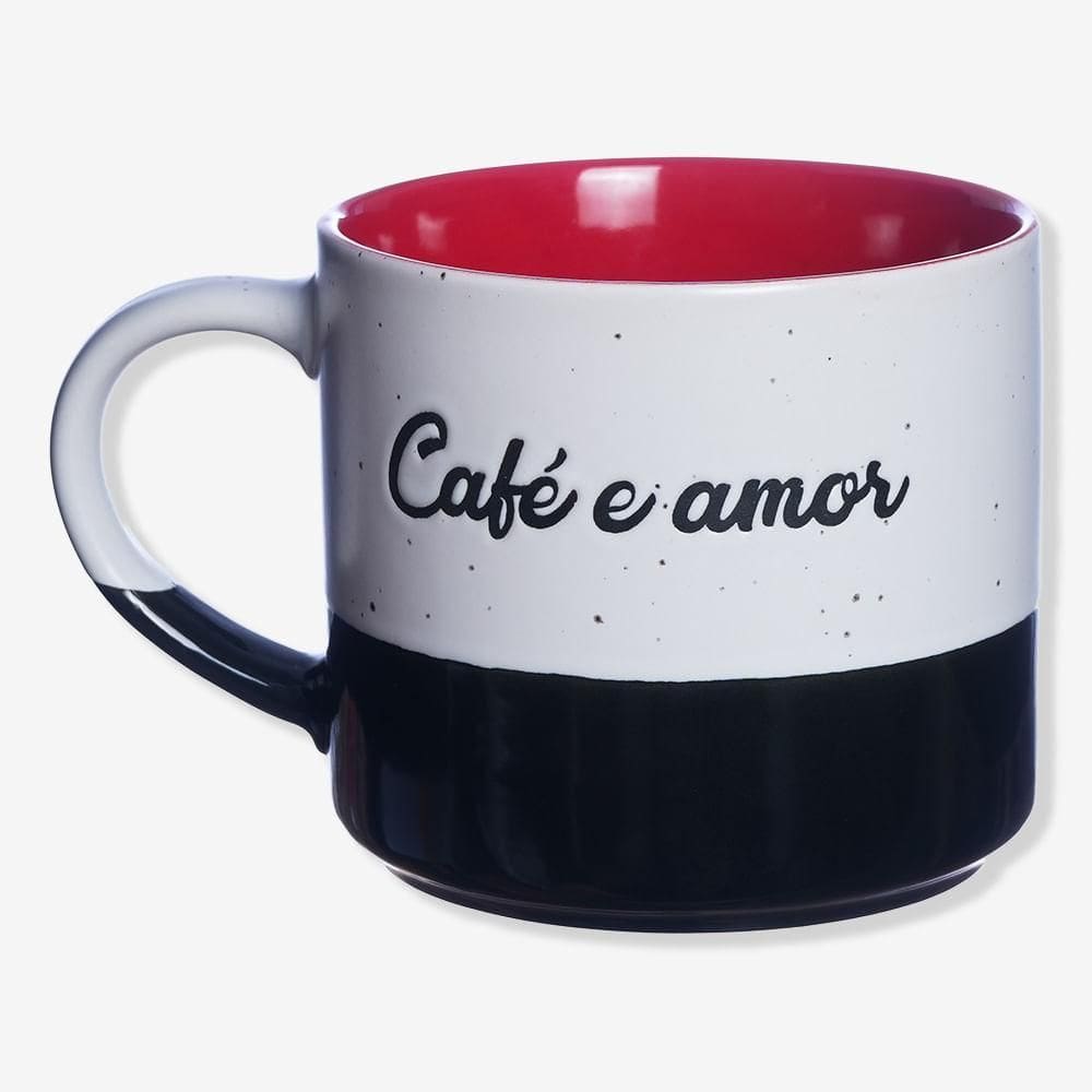 Caneca Stone Café E Amor - Zonacriativa