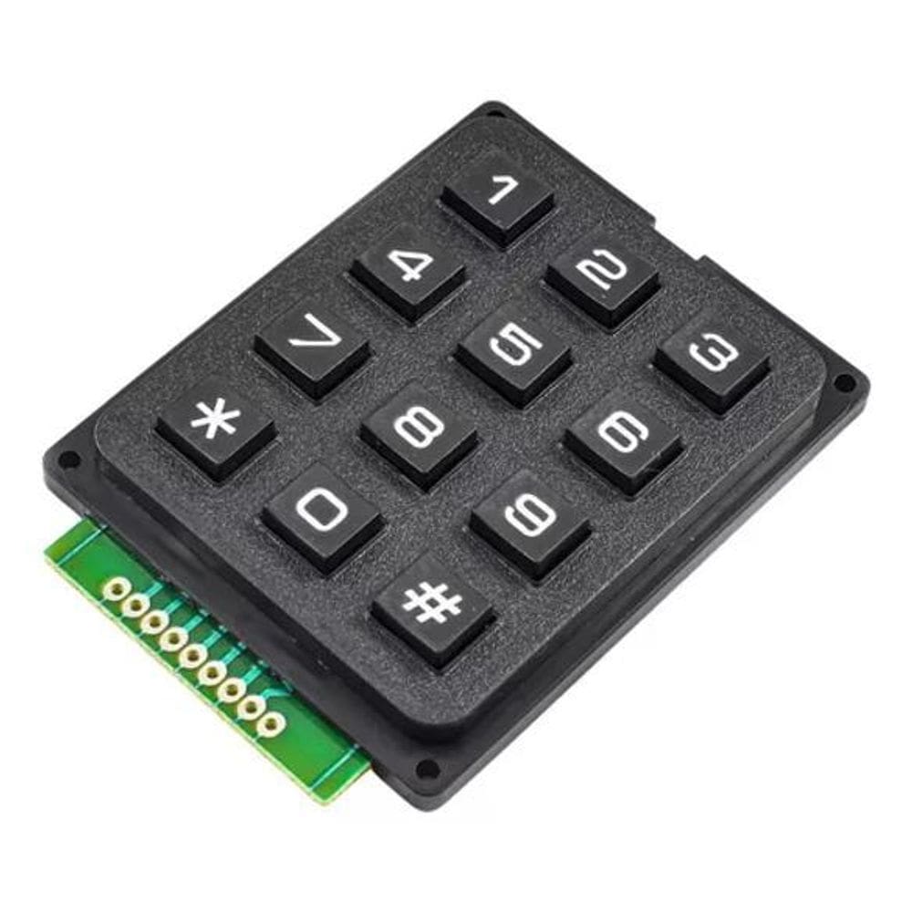 Teclado Matricial Rigido Karet 4X3 Teclas