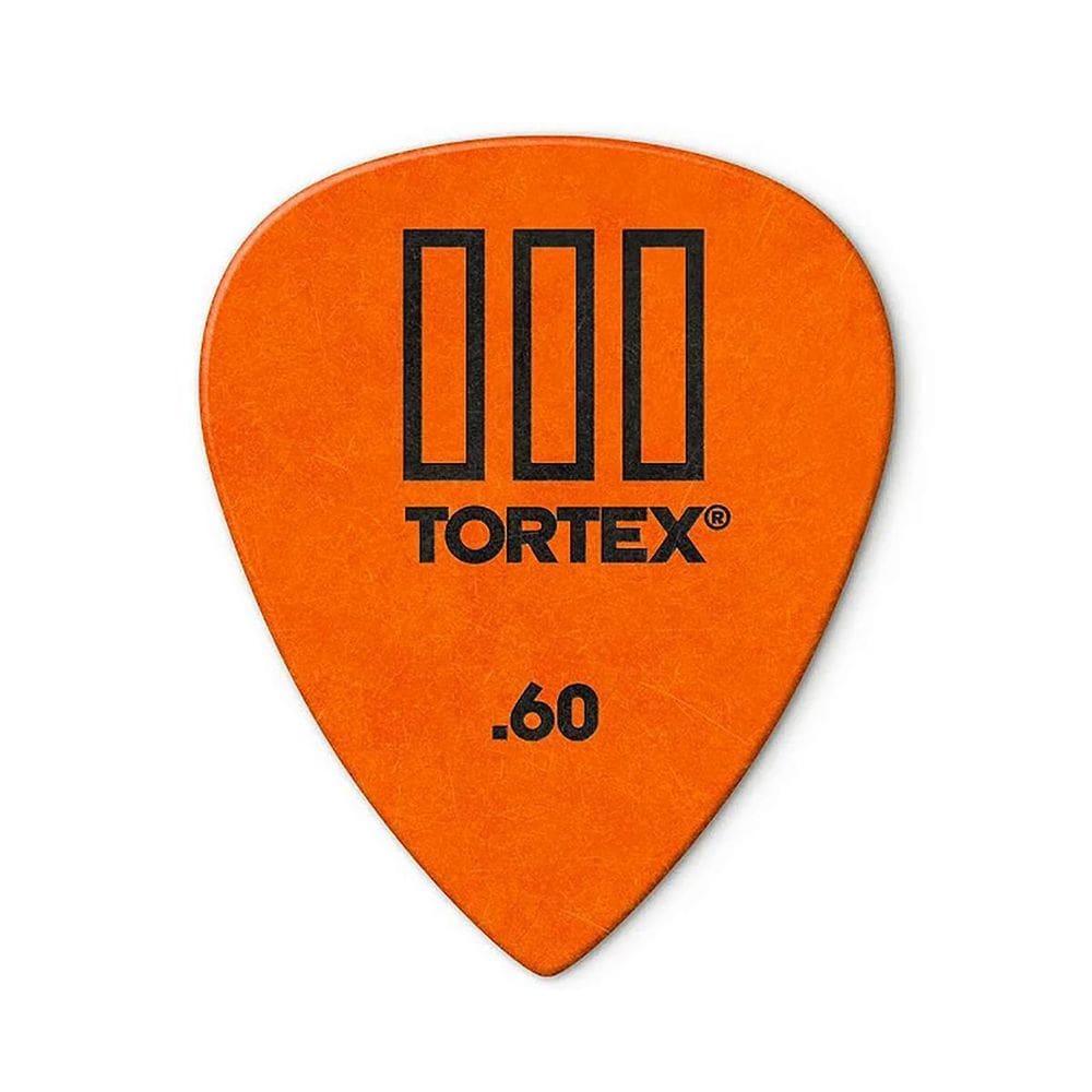 Palheta Dunlop Tortex Iii 462R 0.60Mm Laranja 12 Unidades