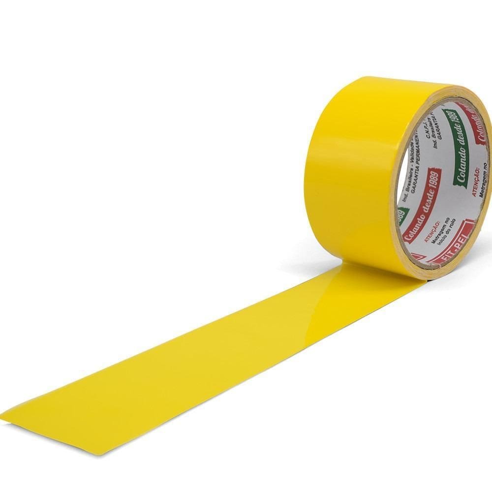 Fita Adesiva Para Demarcação 48 Mm X 14M - 10903917 Fit-Pel