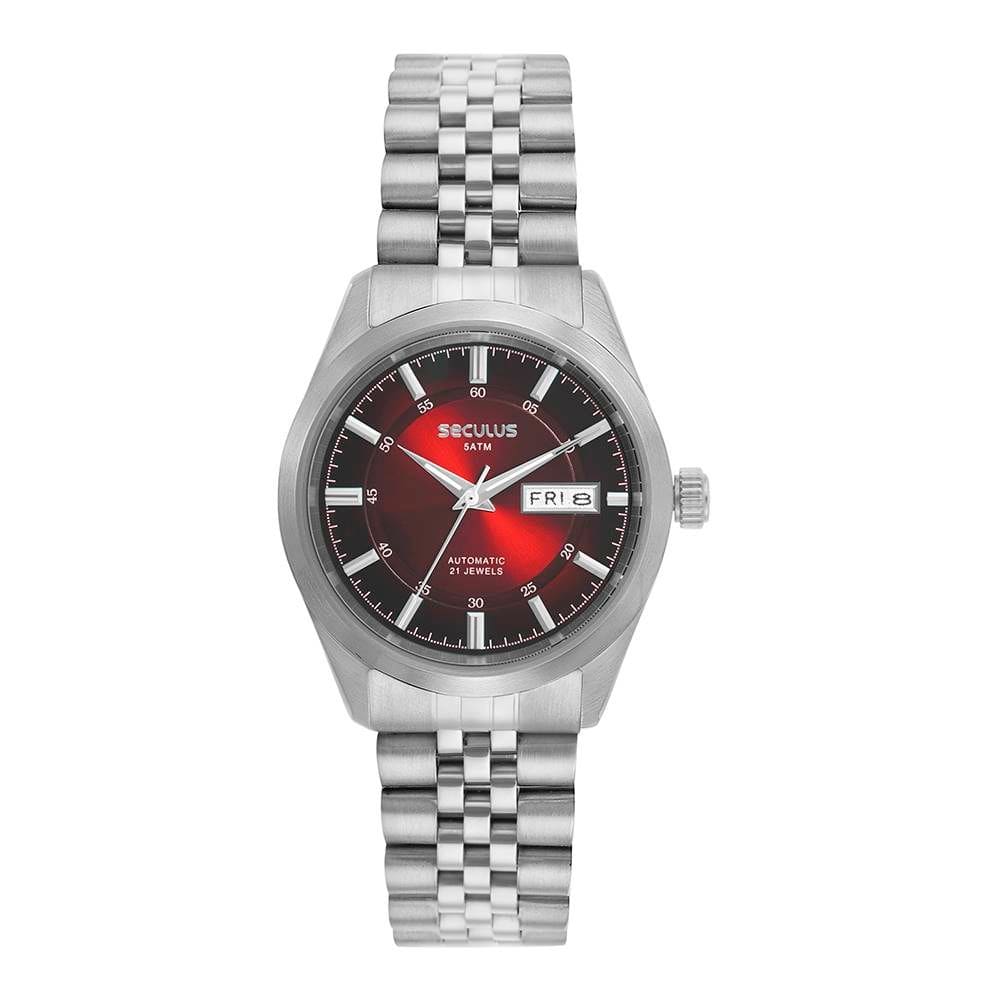 Relógio Seculus Masculino Ref: 77361g0svna2 Automático Prateado