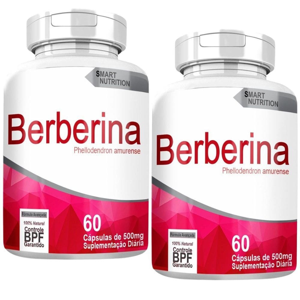 Berberina Kit Com 2 Potes Com Total De 120 Capsulas