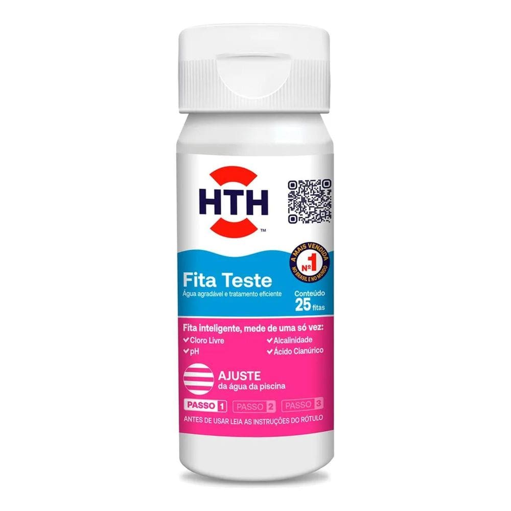 2X Hth Fita Teste De Alcalinidade E Ph De Piscina 25 Unidade
