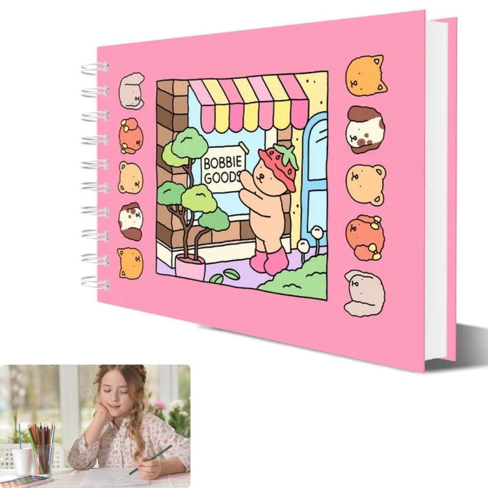 Kit Livro De Colorir Bobbie Goods Presente Crianças