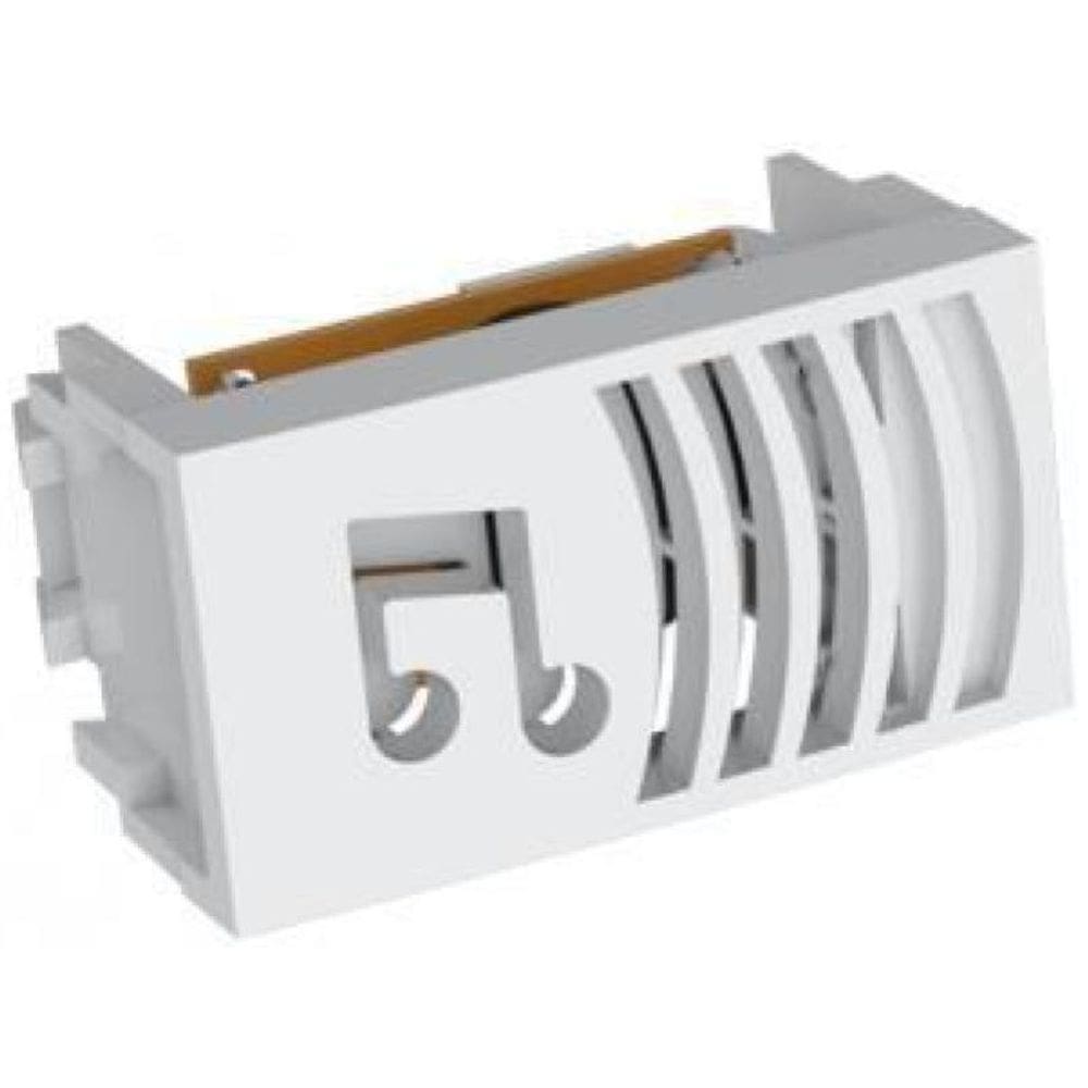 Modulo Cigarra Bivolt  Som  - Enerbras Dubai Branco