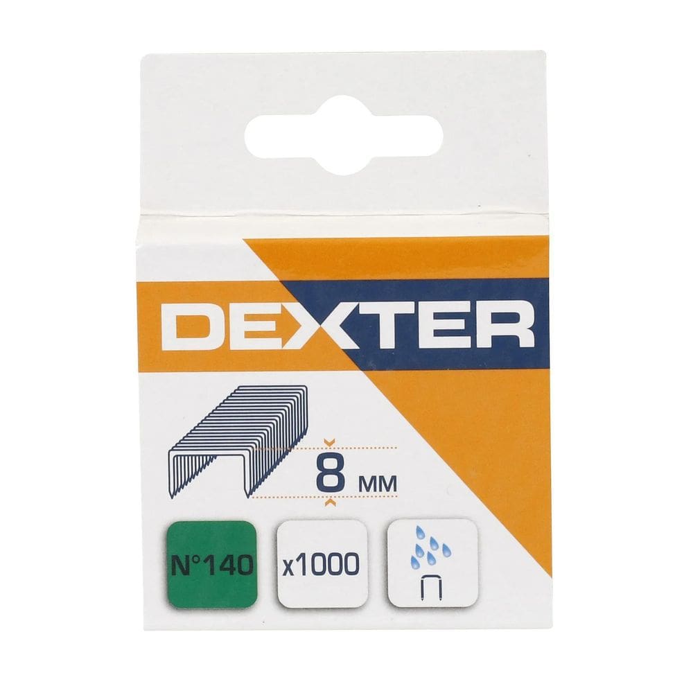 Grampo P Grampeador De 8Mm Nº 140 1000 Peças Dexter
