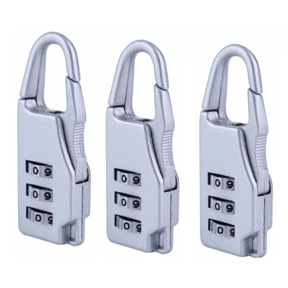 Cadeado Com Segredo Segurança Mala De Viagem Mochila Bolsa