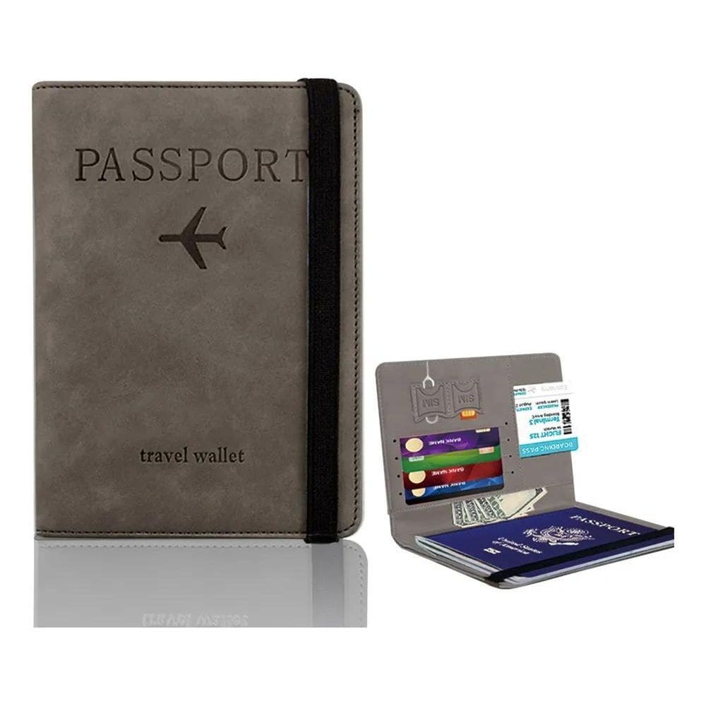 MP - 2X Carteira Porta Passaporte Documentos