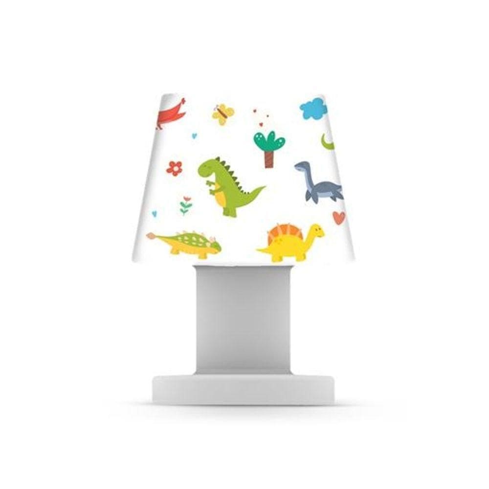 Luminária Abajur De Mesa Pequena Dino