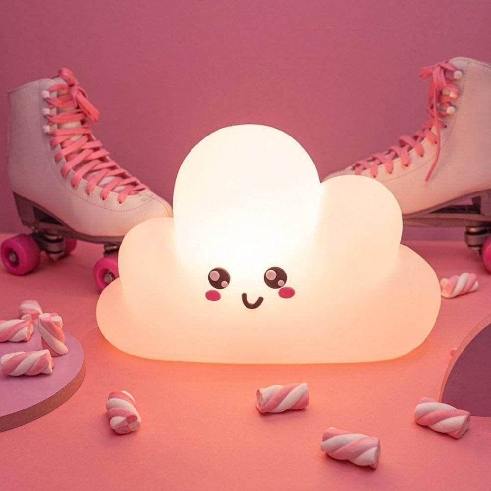 Luminária De Mesa 3d Nuvem Cute Cloud