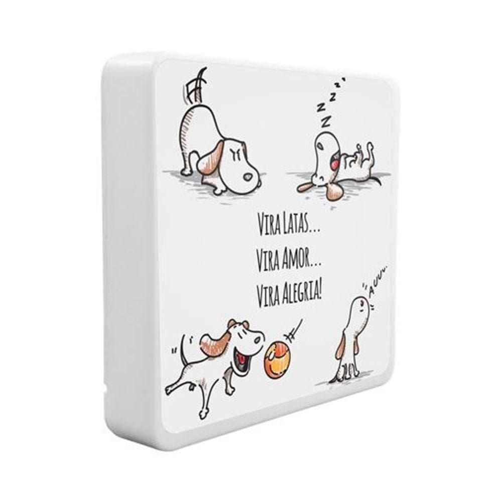 Luminária Box Slim Vira Latas Usb