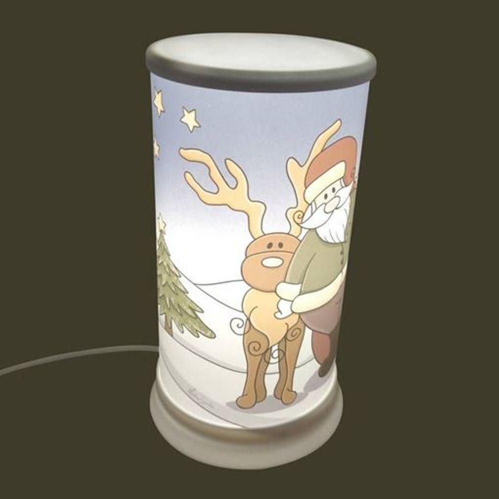 Luminária De Mesa Hug Papai Noel
