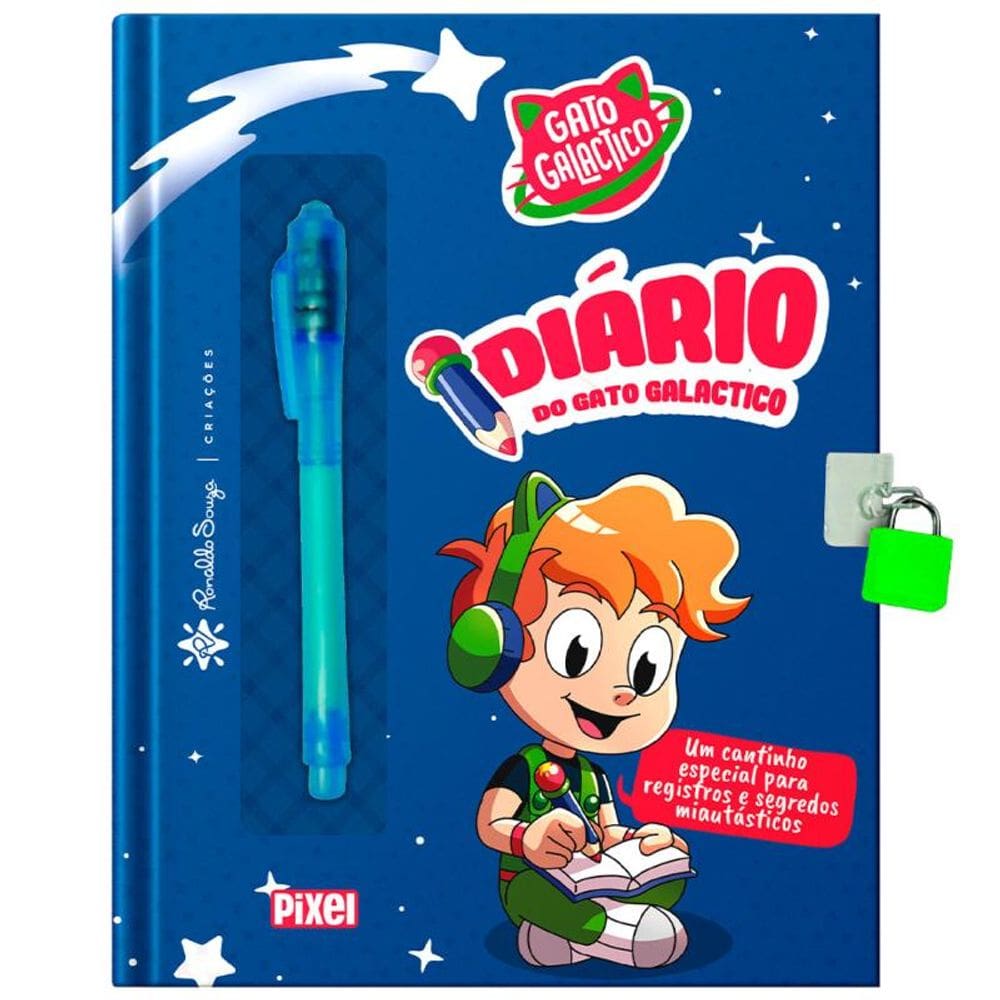 Diário do Gato Galactico: Um cantinho especial para registros e segredos miautásticos