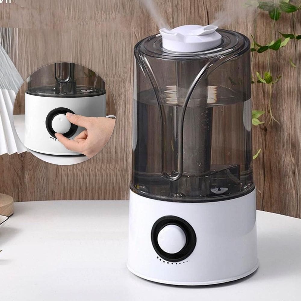 Umidificador De Ar Bivolt 110V/220V Com Tratamento Respiratório E Led