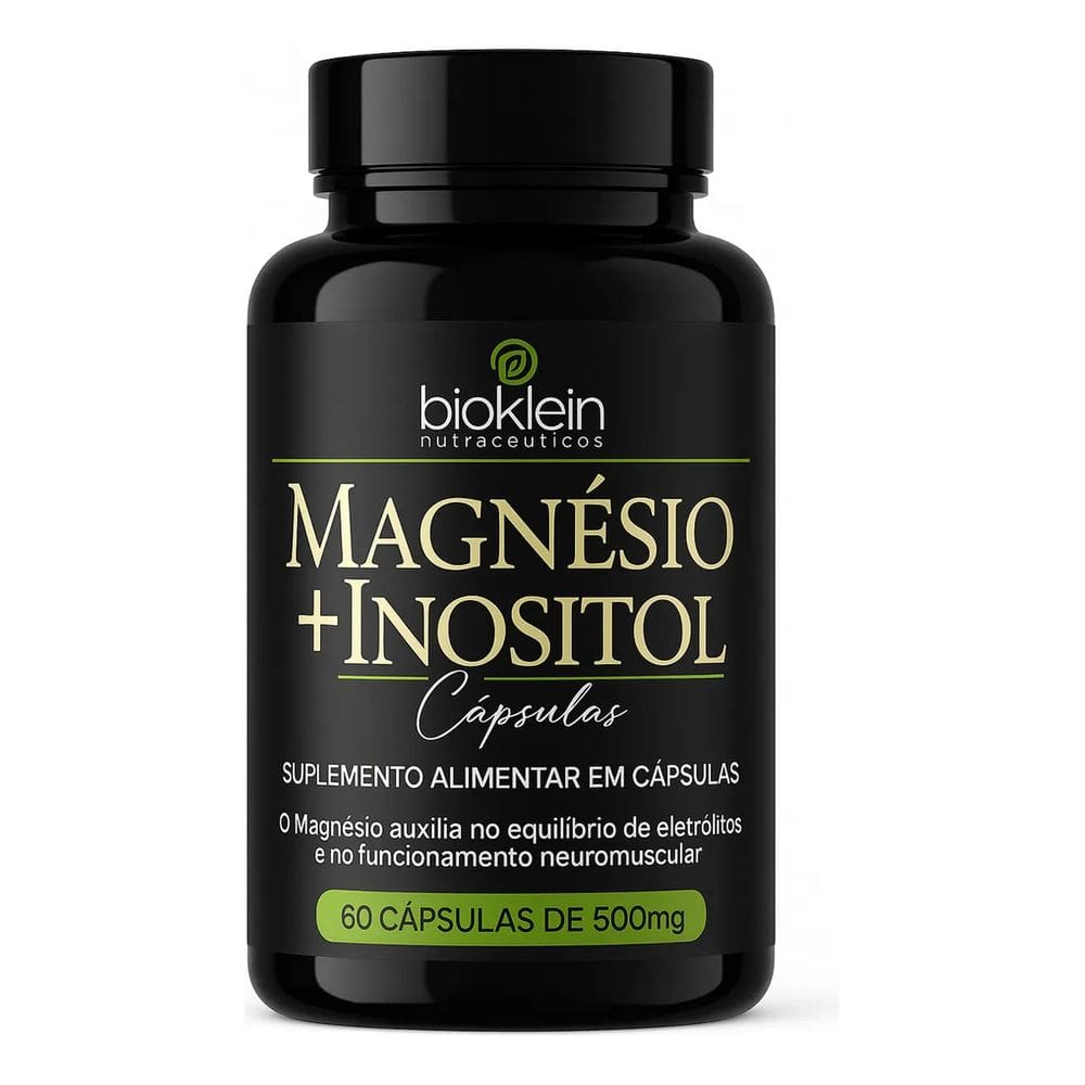 Magnésio Inositol 500mg 60 Cápsulas Bioklein