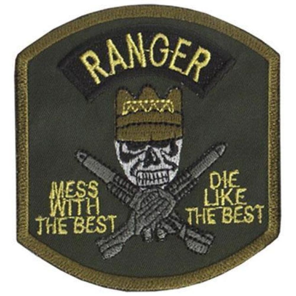 Patch Bordado Ranger I Com Fecho De Contato