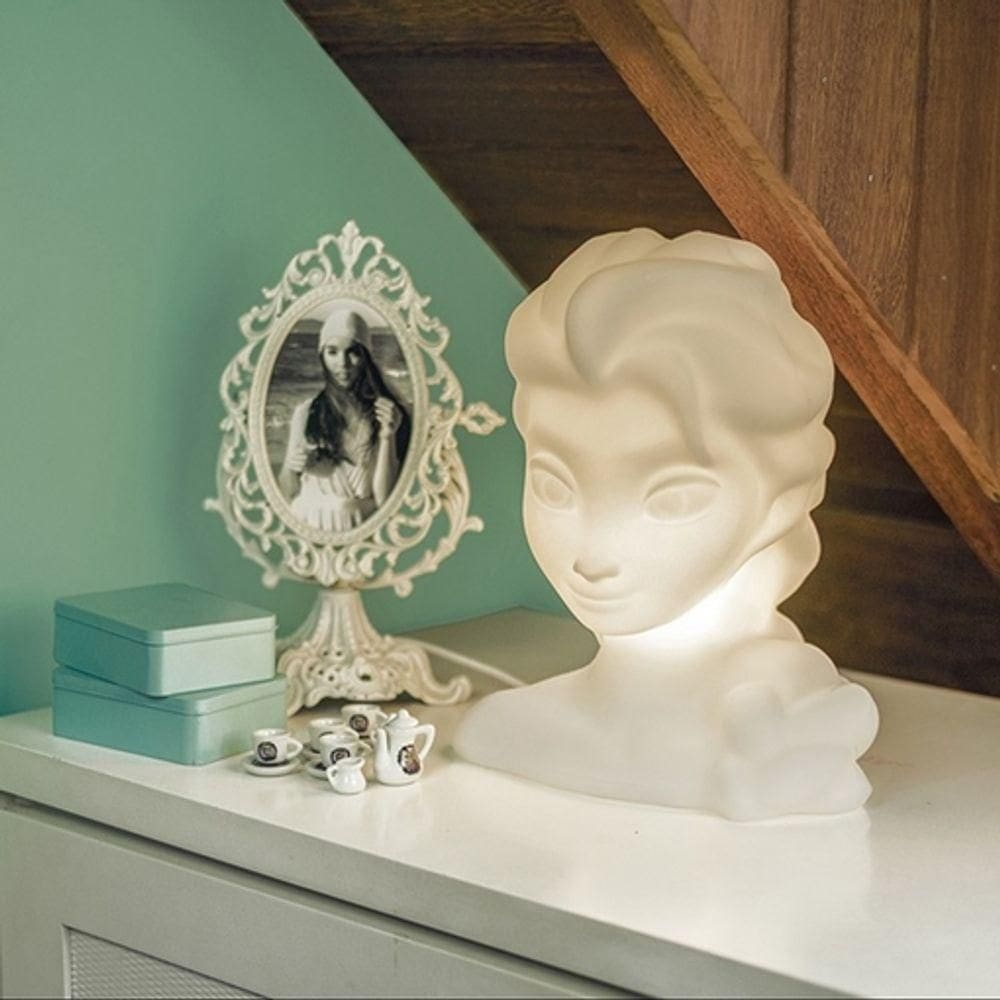 Luminária Led Infantil Elsa Frozen