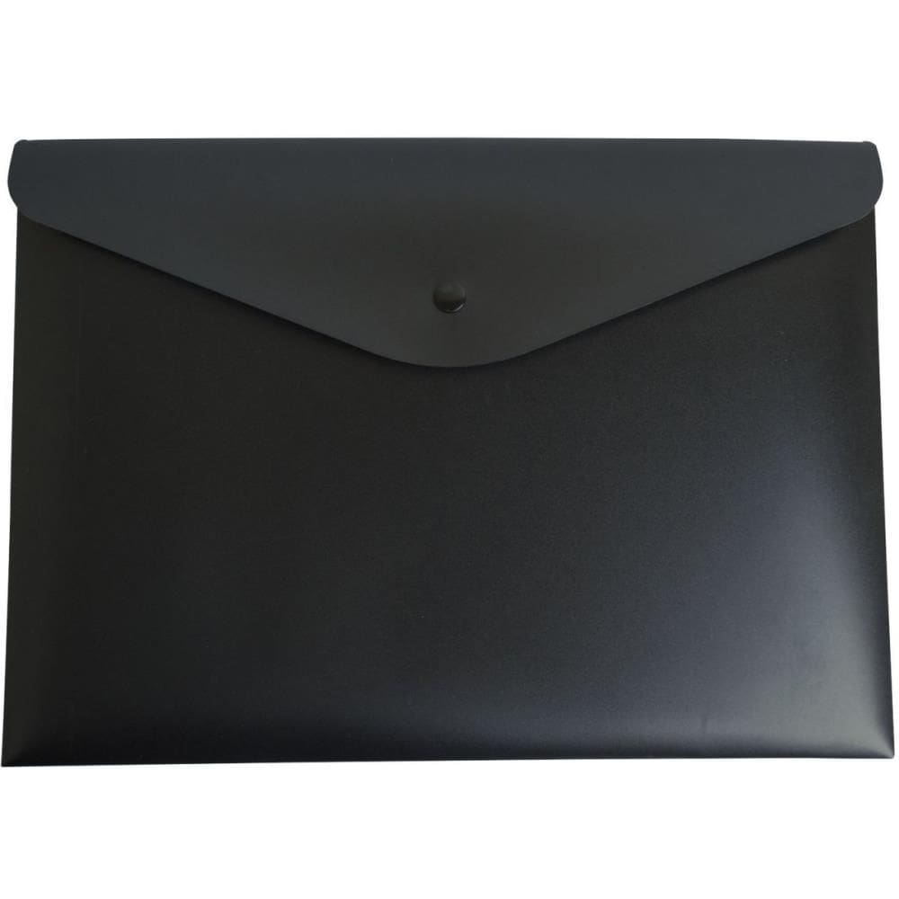 Pasta Envelope A4 Preto com Botão - Dello