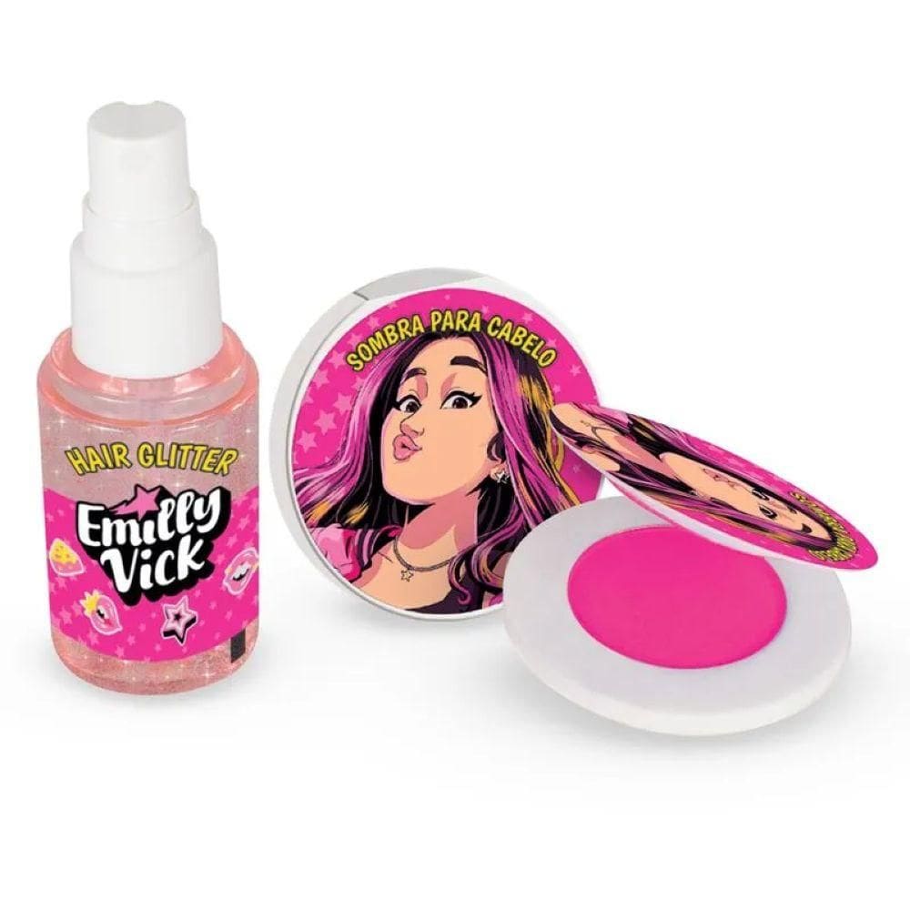 Kit Hair Glow Emilly Vick Turma dos Rosas - Brink Model