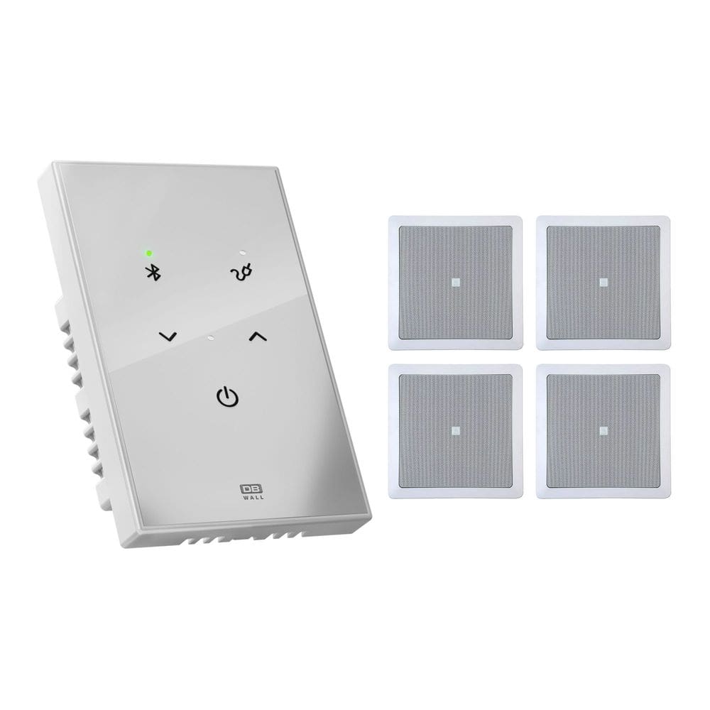 Kit Recepção - Amplificador de Parede Db Series Db Wall + 4 Arandelas