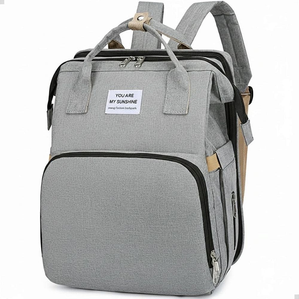 Mochila Maternidade Cor:Cinza Passeio Viagem Área Térmica
