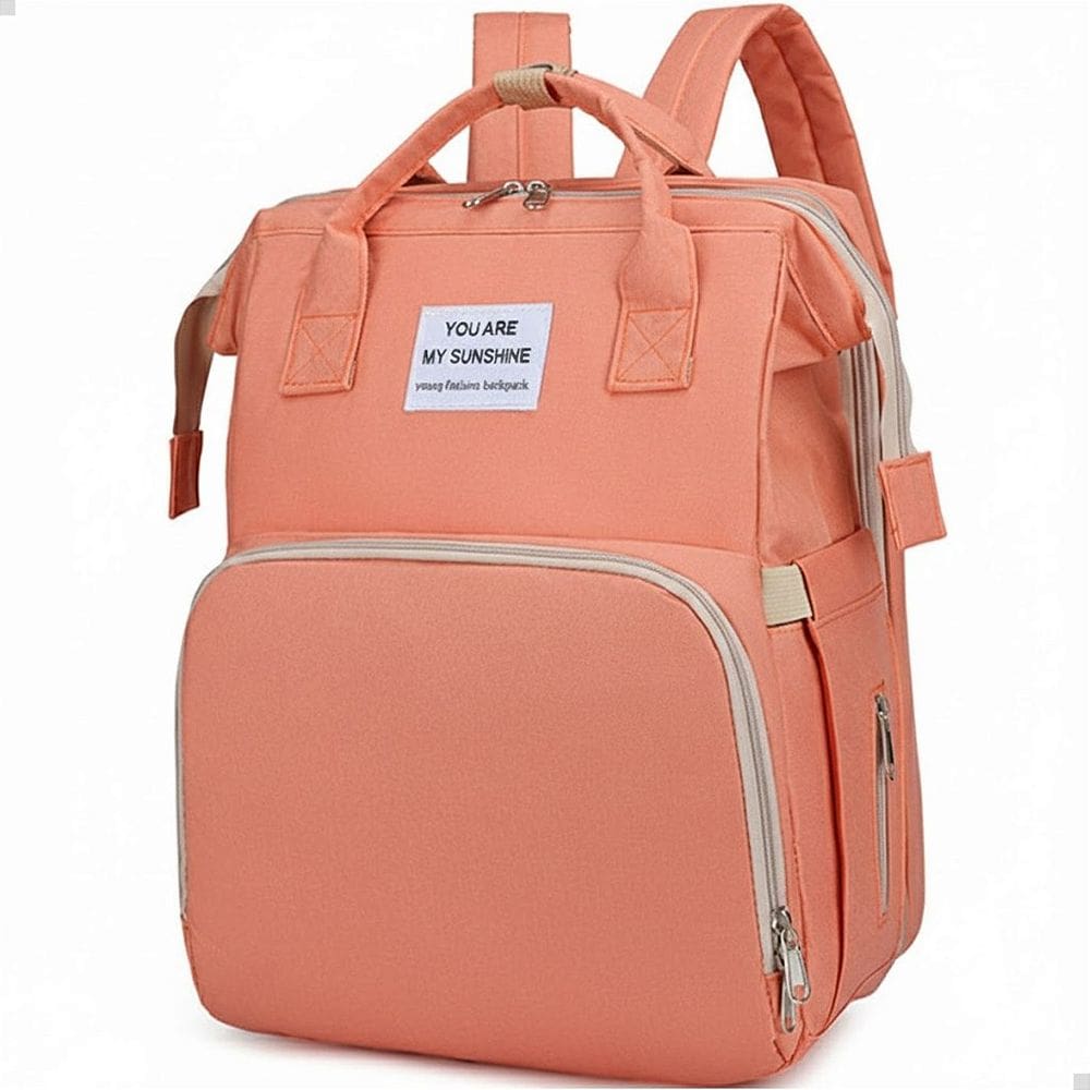 Mochila Maternidade Cor:Rosa Passeio Viagem Área Térmica