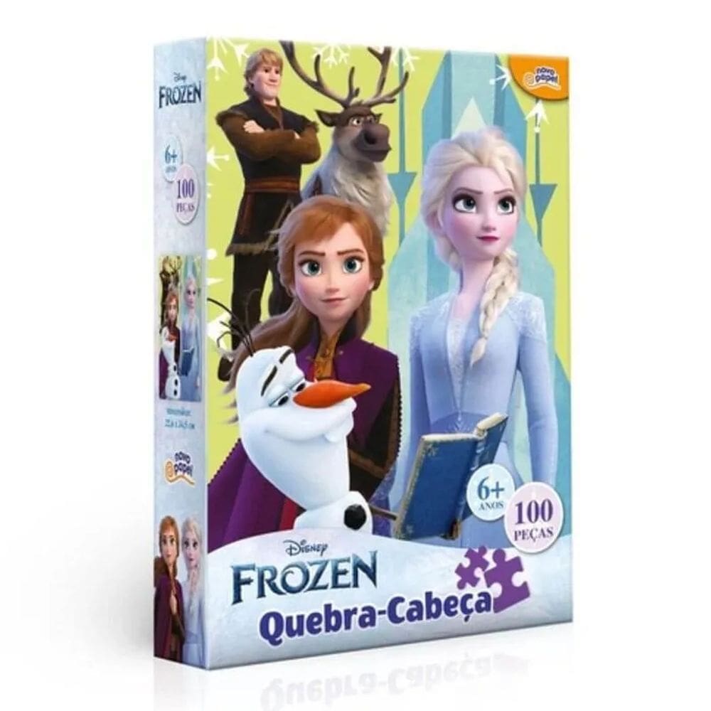 Quebra Cabeça 100 Peças Disney Frozen - Toyster 8027