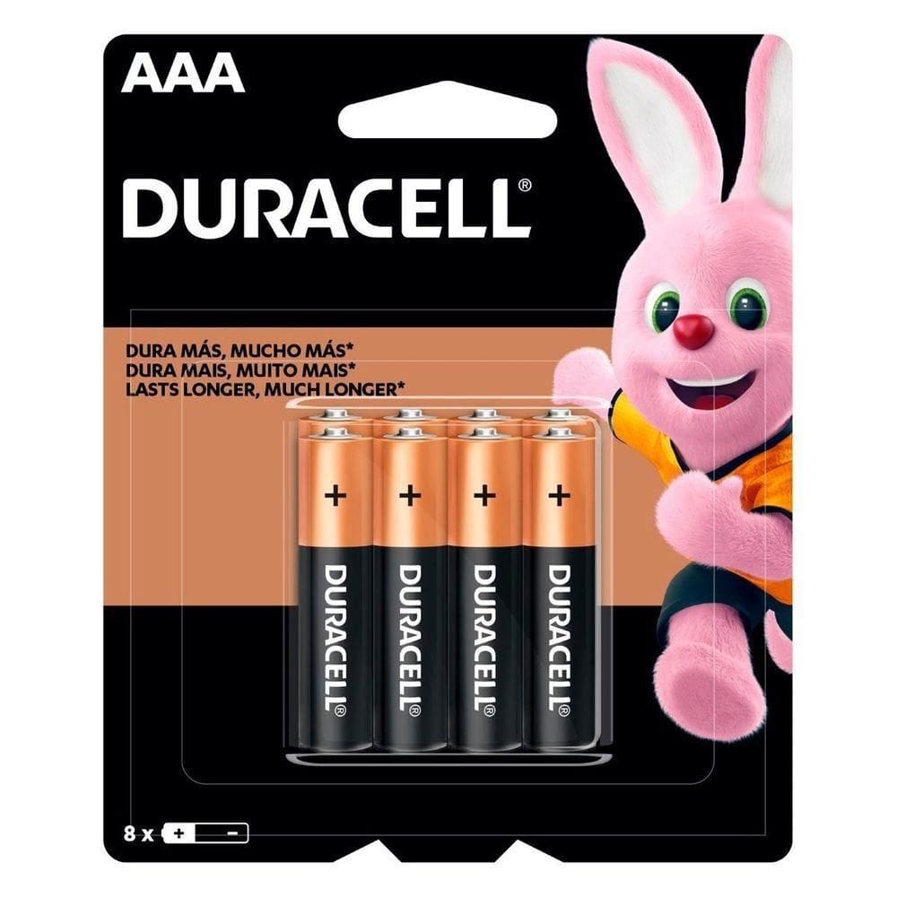 Pilha Alcalina Aaa 1,5v Duracell C-8