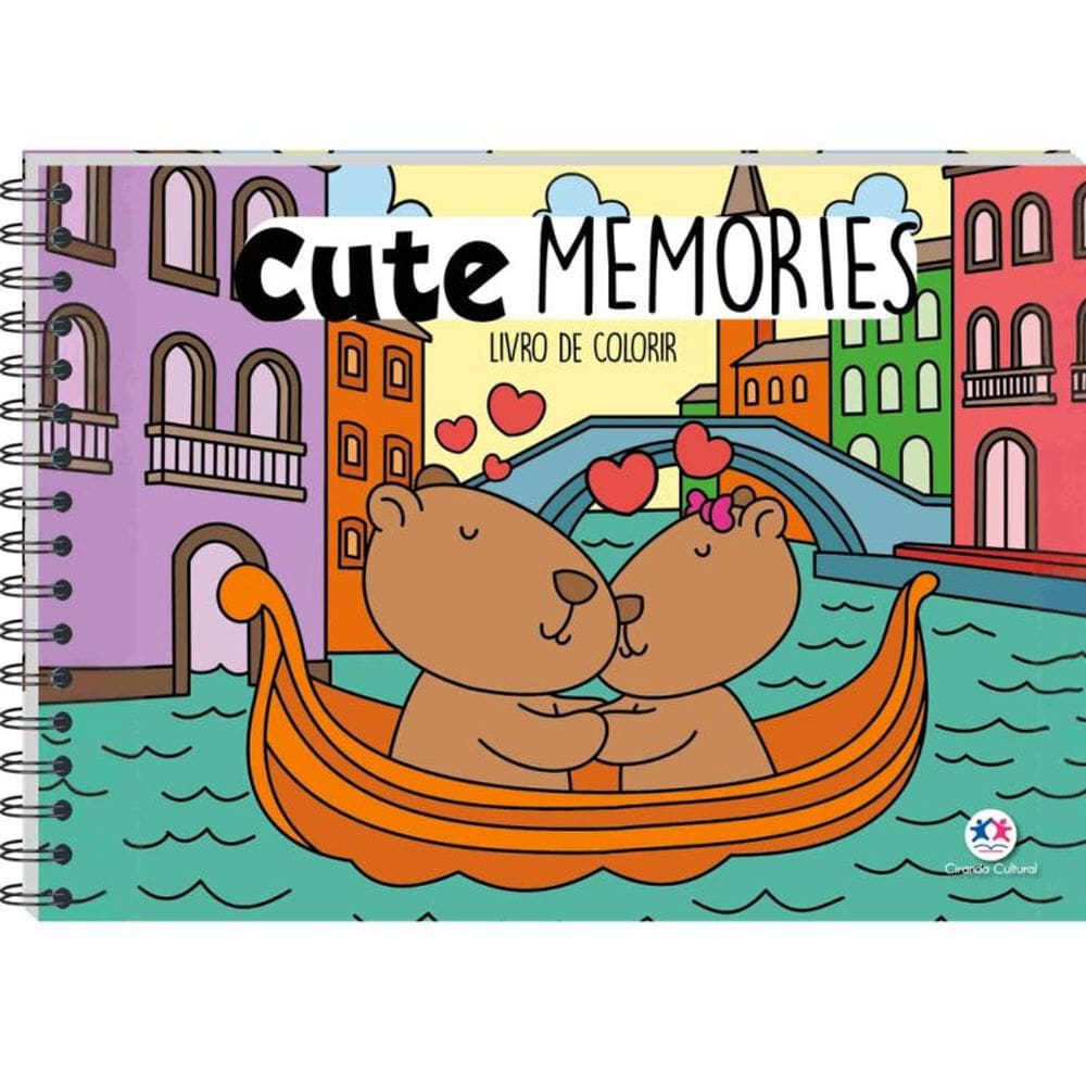 Cute Memories - Livro de Colorir