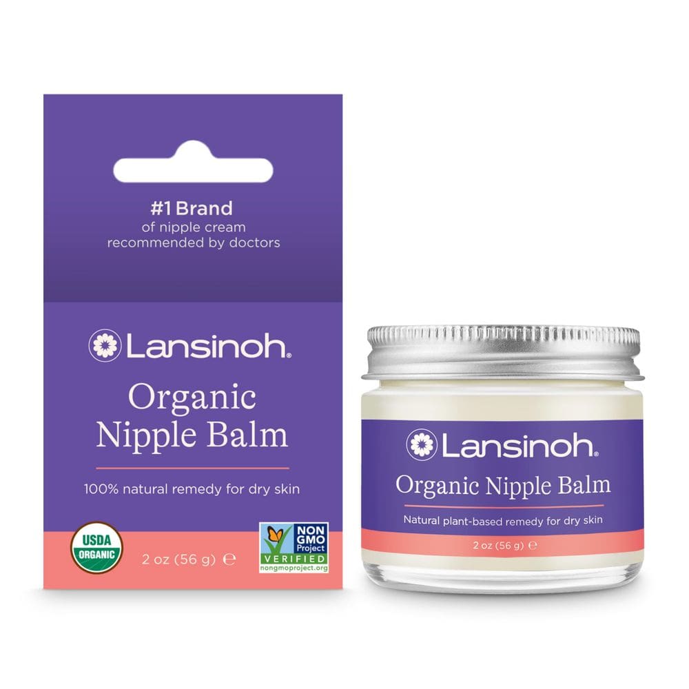 Creme para mamilos Lansinoh Organic 60mL para bebês que amamentam