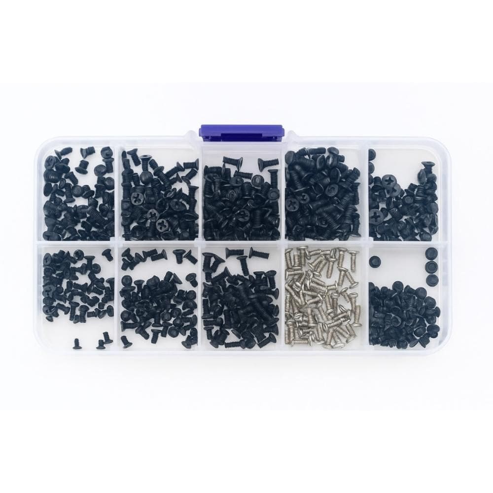 Kit de Parafusos - 500 unidades - M2, M2.5, M3 - Ideal para Notebook