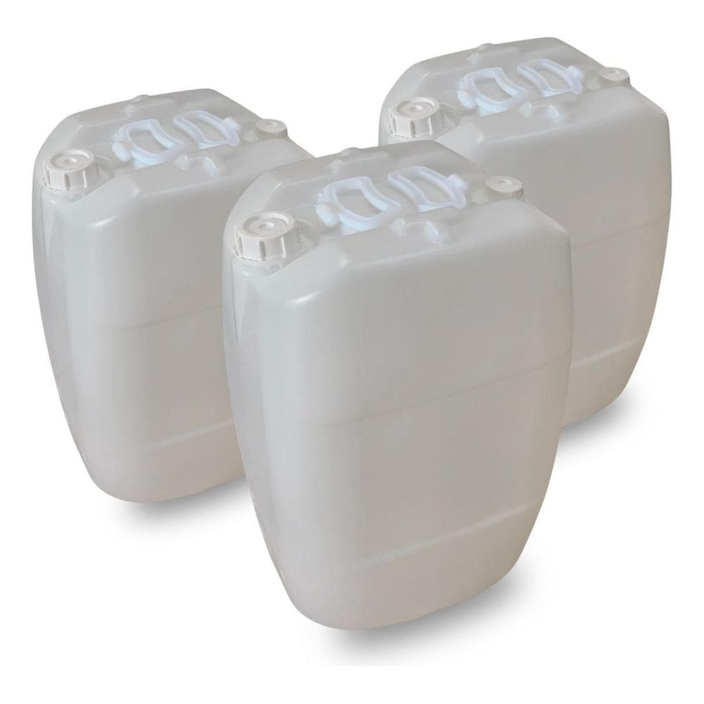 Bombona 50L Transparente Para Transportar Alcool Gel - 3 Pçs