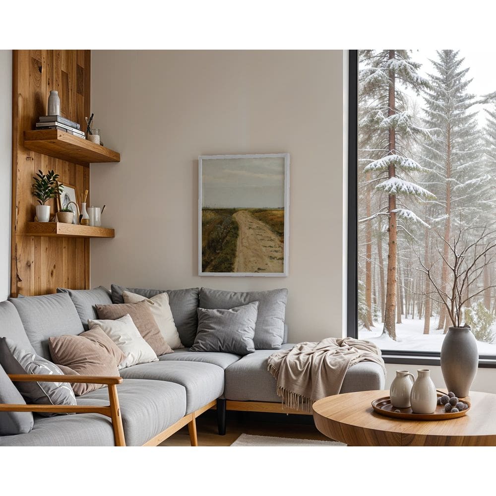 Rumo ao desconhecido - 70 x 50 Caixa (canvas)